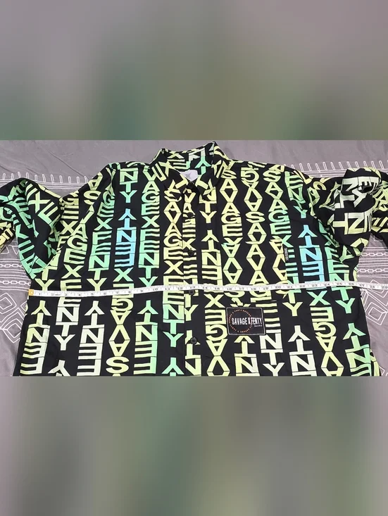 Savage X Fenty Oversized Logo Dress Size Medium - Picture 5 of 7